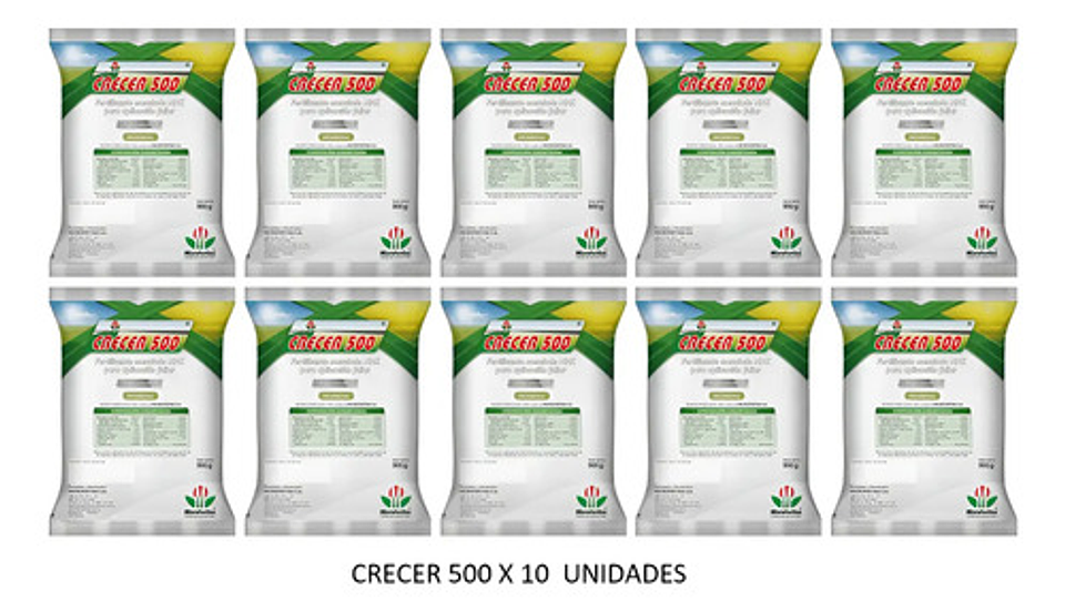 Fertilizante Crecer 500 X 900gr Microfertisa X 10 Unidades 1