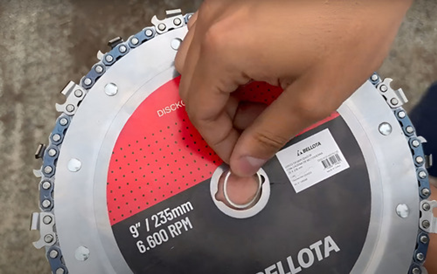 Disco Para Zoqueo Bellota Negro 5