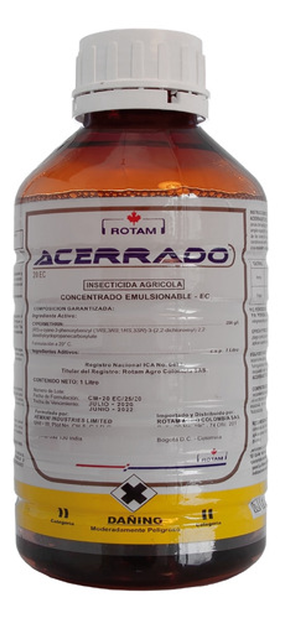 Acerrado Cipermetrina  200 X Litro 5