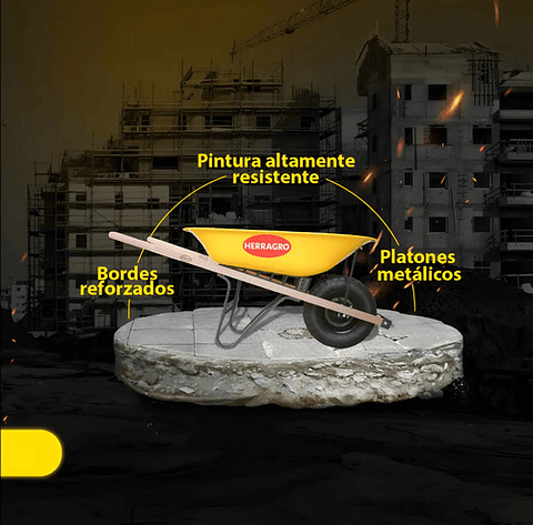 Carretilla 3000 Antipinchazo Herragro