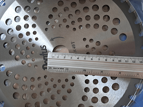 Disco Para Zoqueo De Tungsteno De 10 In 25.4 Cm Dontus