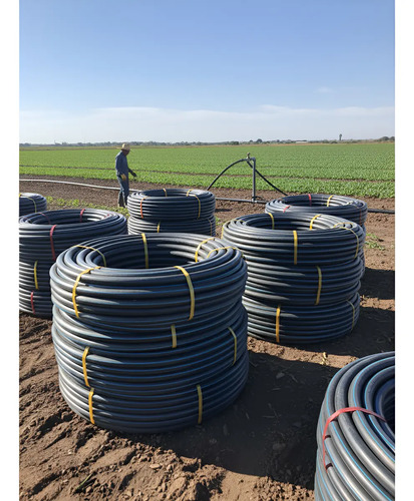 Manguera Agricola Riego 1 Pulgada  Cal 60 X 100mtrs 7