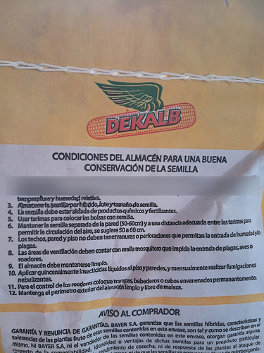 Semillas Maiz Amarillo Hibrido Hr-oro X 5 Kilo 11