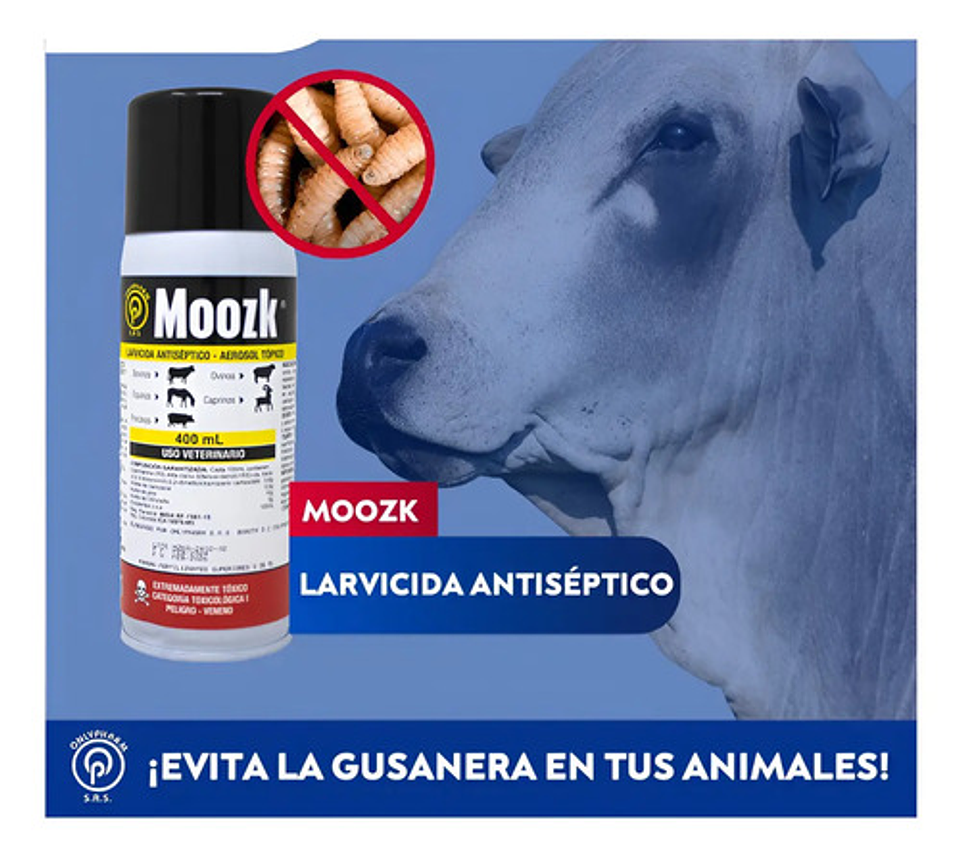 Moozk Aerosol X 400 Ml Larvicida-lepecid 4
