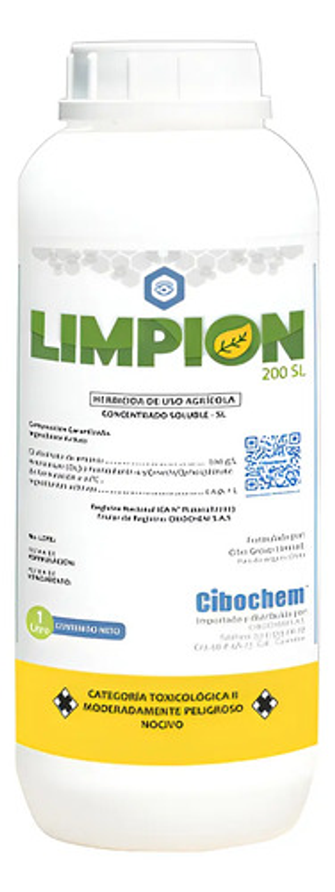 Limpion Glufosinato De Amonio 200 Sl  X  2 Litros  Maleza