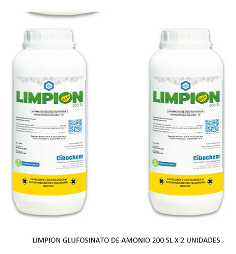 Limpion Glufosinato De Amonio 200 Sl  X  2 Litros  Maleza 2