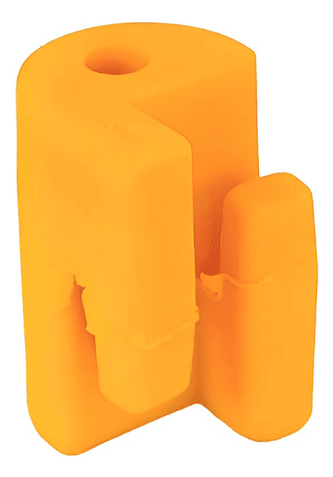 Aislador Puntilla Liso Amarillo Para Cerca Eléctrica X 100un