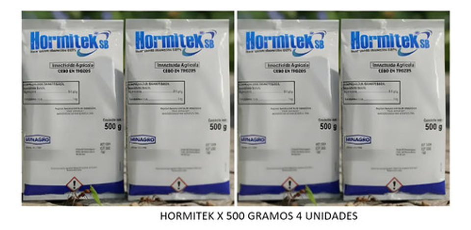 Hormitek X 500 Gr Control Hormigas Cebo X 4 Unidades 2