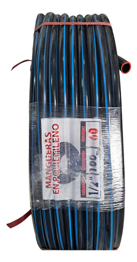 Manguera Riego 1/2px100mt Cal60