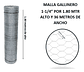 Malla Gallinero Galvanizada 1.80x1-1/4pul3.5cm X36 Mts Largo - Miniatura 4