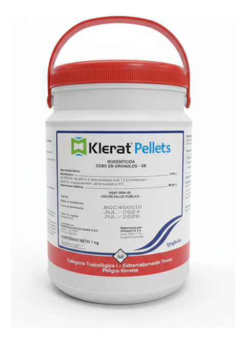 Klerat Raticida de Alta Eficacia (20g, 50g, 1Kg) | Agrosamario
