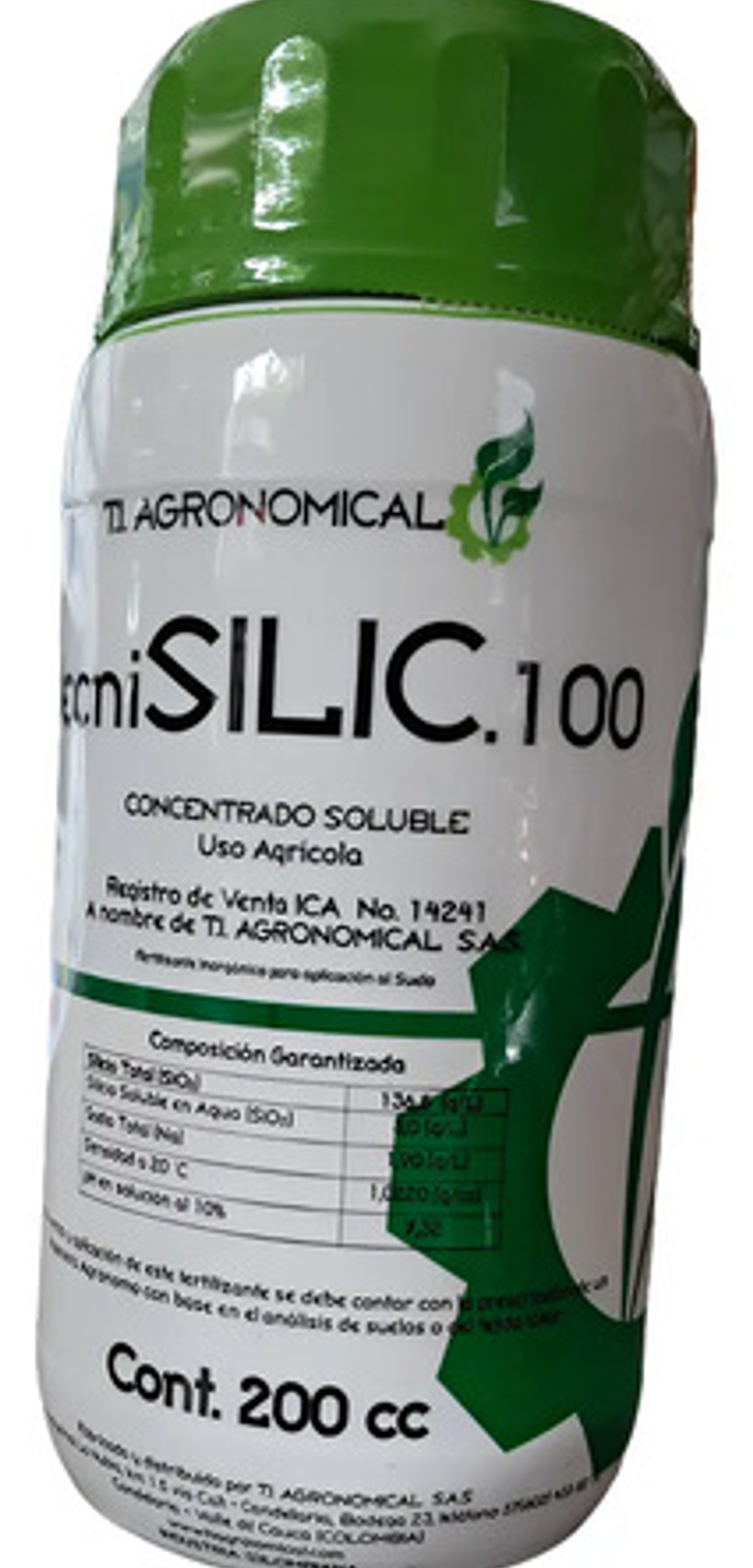 Coadyuvante Agrícola Siliconado Tecnisilic.100 X 200ml 1