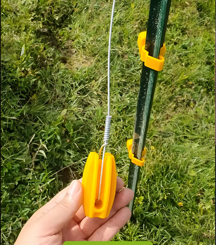 Aislador Ovalado Tipo Pera para Cerca Eléctrica (Paquete x 30 Unidades) | Agrosamario 4