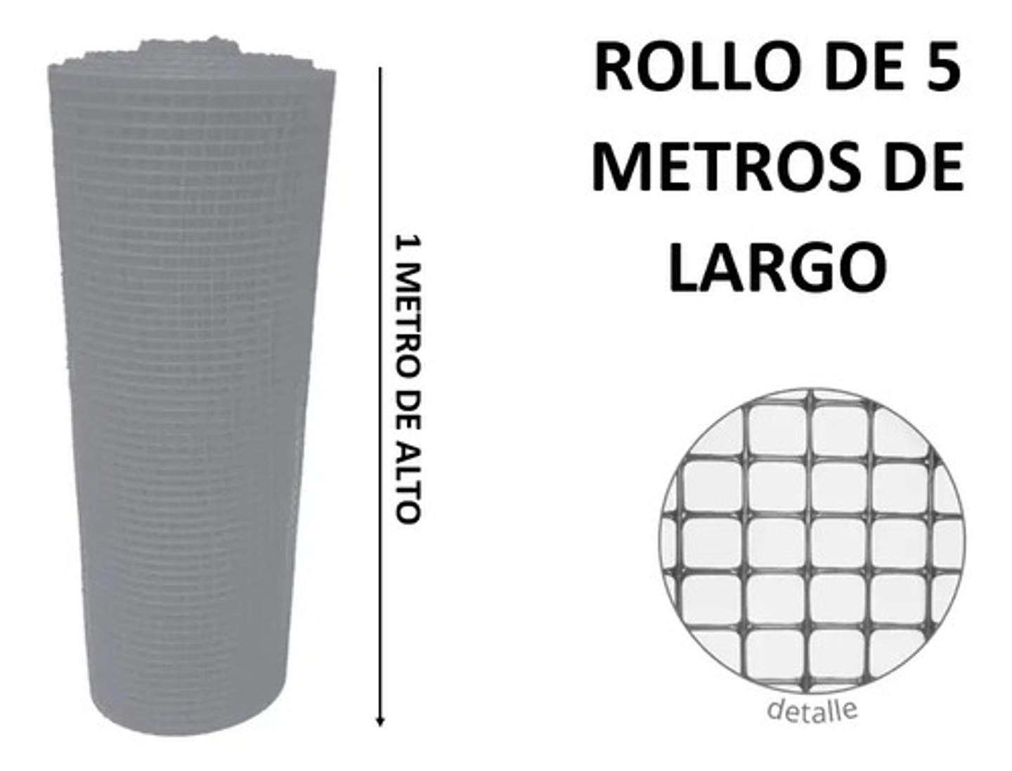 Malla Reja Cuadrada Plastica 16x16mm X 5mt Largo/1mt Alto 2