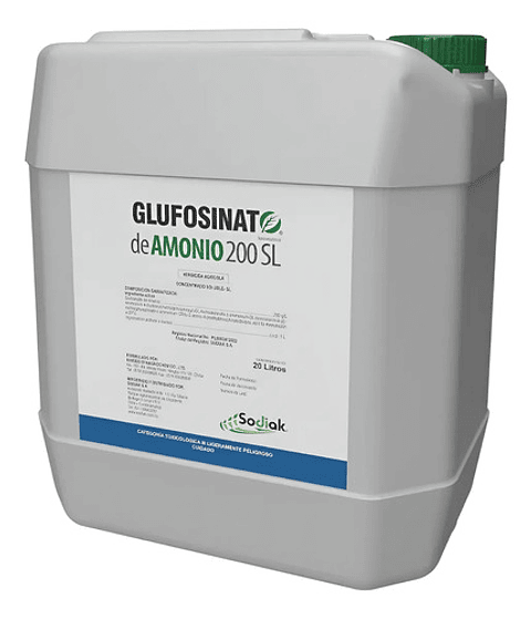 Glufosinato De Amonio   200 Sl  X 20litro Control Maleza
