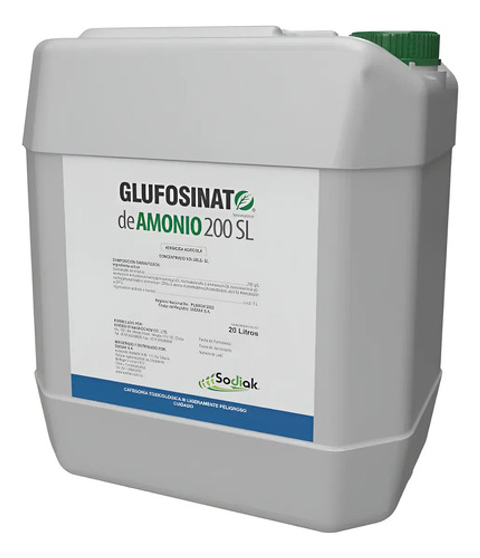 Glufosinato De Amonio   200 Sl  X 20litro Control Maleza 1