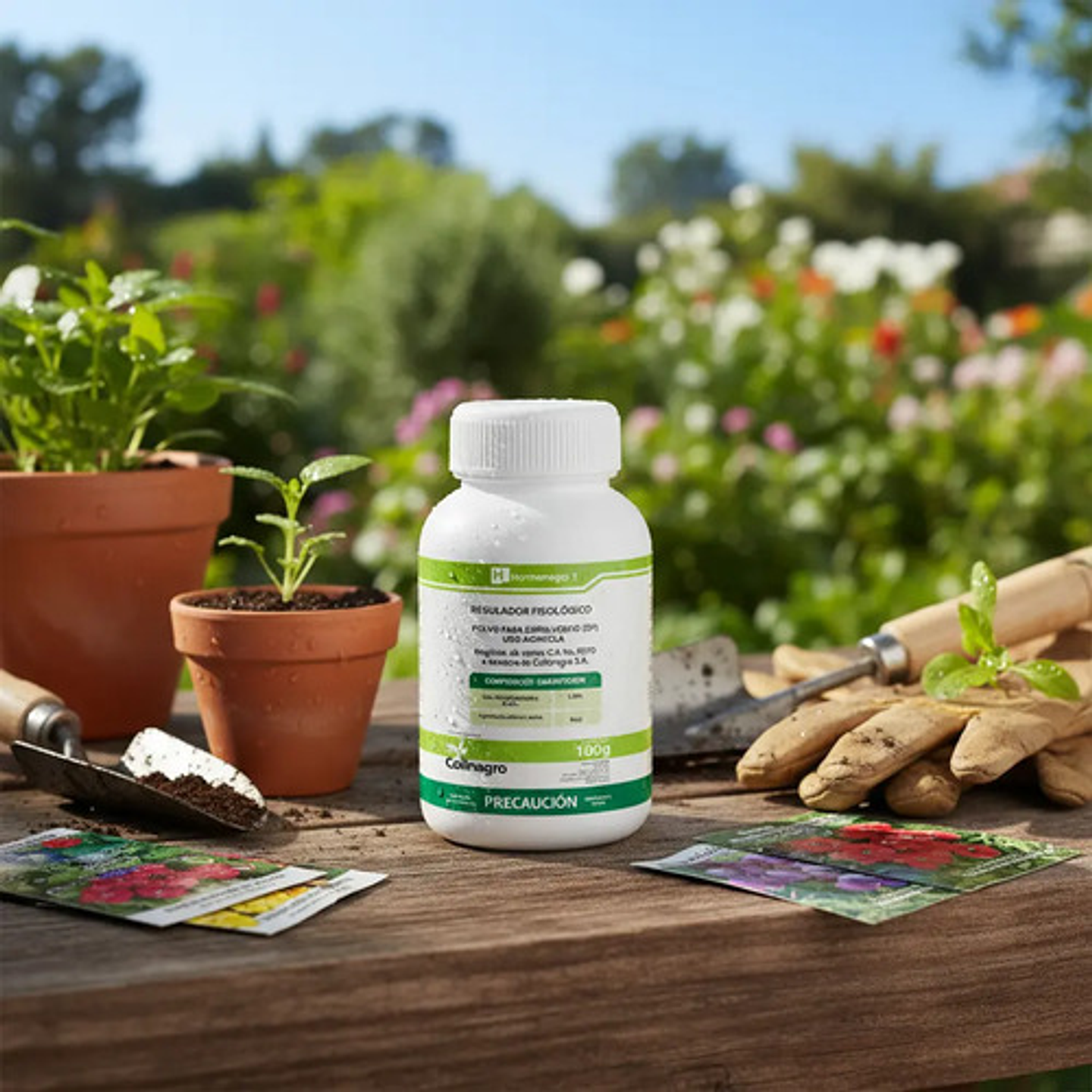 Hormoagro 1 Enraizador Hormonal Para Esquejes - Polvo 1