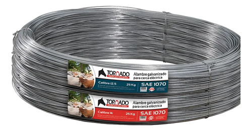 Alambre Mejia Cerca Electrica  N°14 X 25kg X 1020 Mts 2