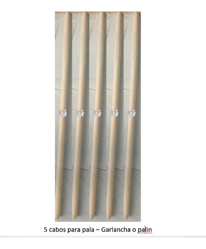 Cabo De Madera Para Pala Y Palin X 5 Unidades 2