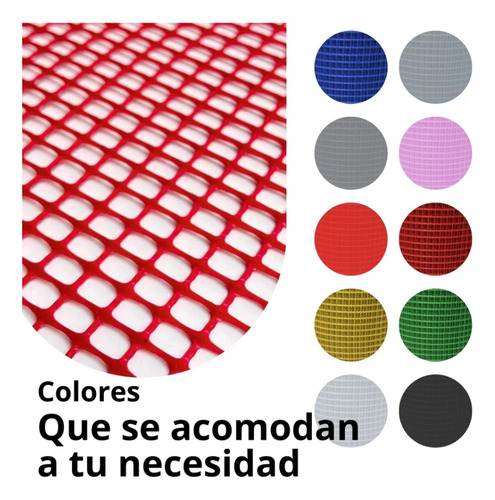 Malla Reja Cuadrada Plastica 16x16mm X 5mt Largo por 1mt Alto 19