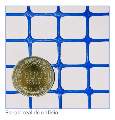 Malla Reja Cuadrada Plastica 16x16mm X 5mt Largo por 1mt Alto 20
