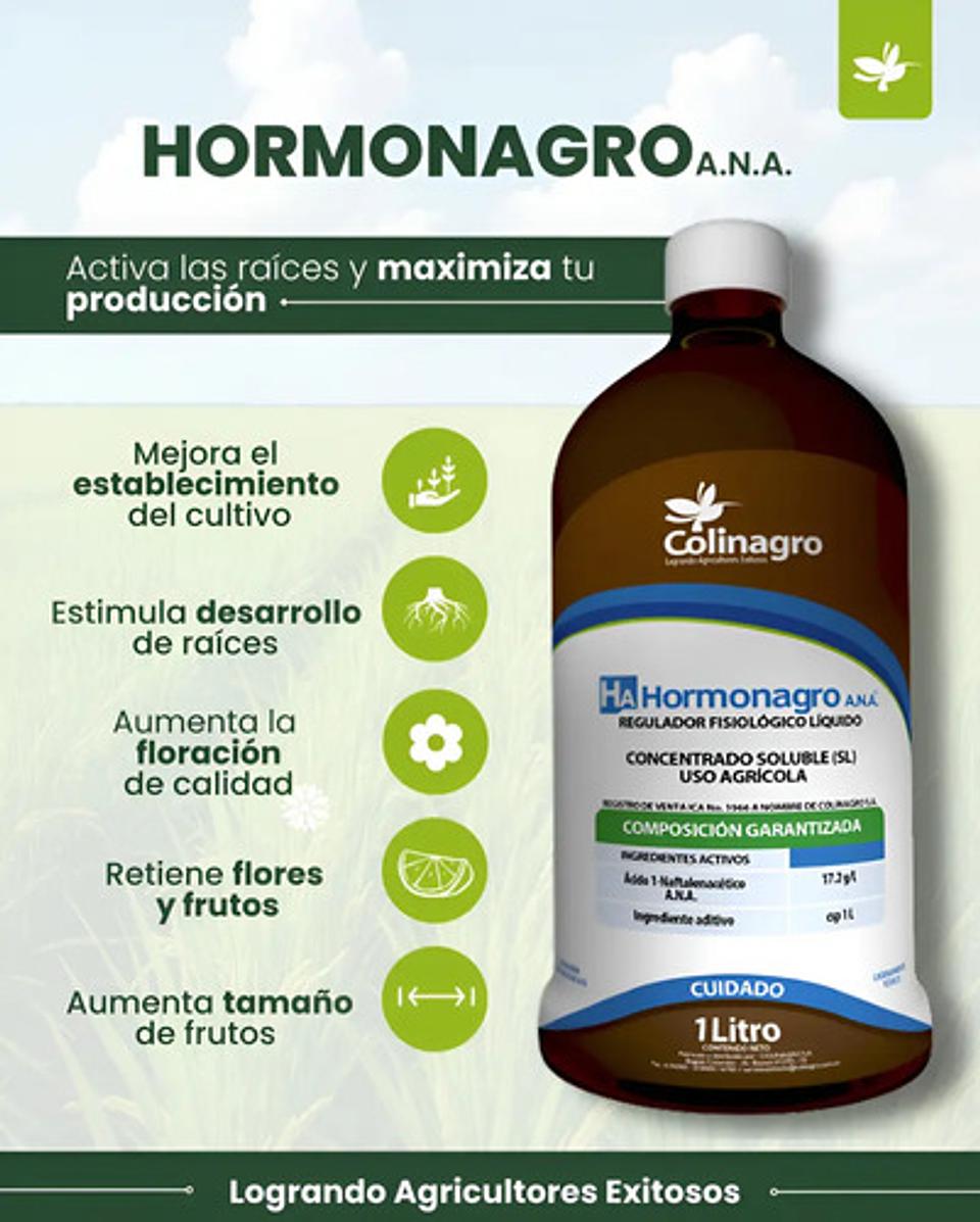 Hormonagro Ana Hormonas Florescencia X Litro 4