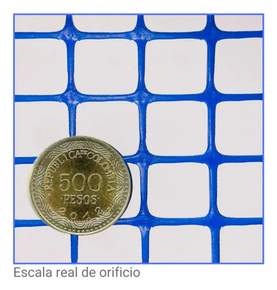 Malla Reja Cuadrada Plastica 16x16mmx 30mt Largo/1.50mt Alto 4
