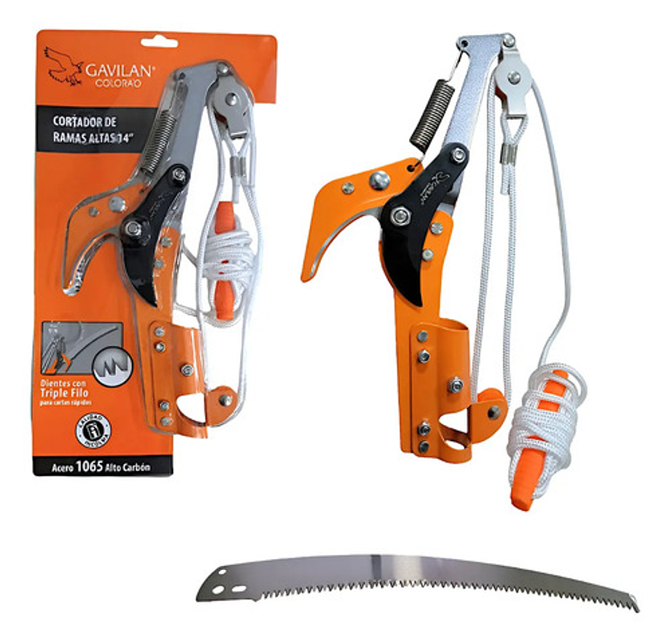 Desjarretadera Tijera Gavilan Corta Ramas Altas 14'' Pulgada 4