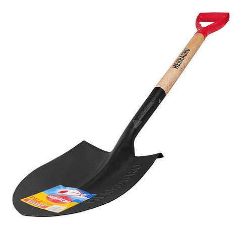 Pala Redonda 2 Jardín Cabo Plástico Herragro Construcción Agro