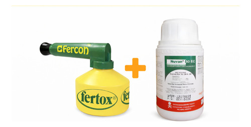 Combo Fumigación Localizada: Nuvan 50 (120cc) + Atomizador 350cc Fertox  | Agrosamario 3