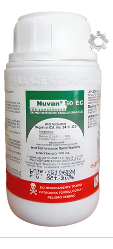 Combo Fumigación Localizada: Nuvan 50 (120cc) + Atomizador 350cc Fertox  | Agrosamario 5