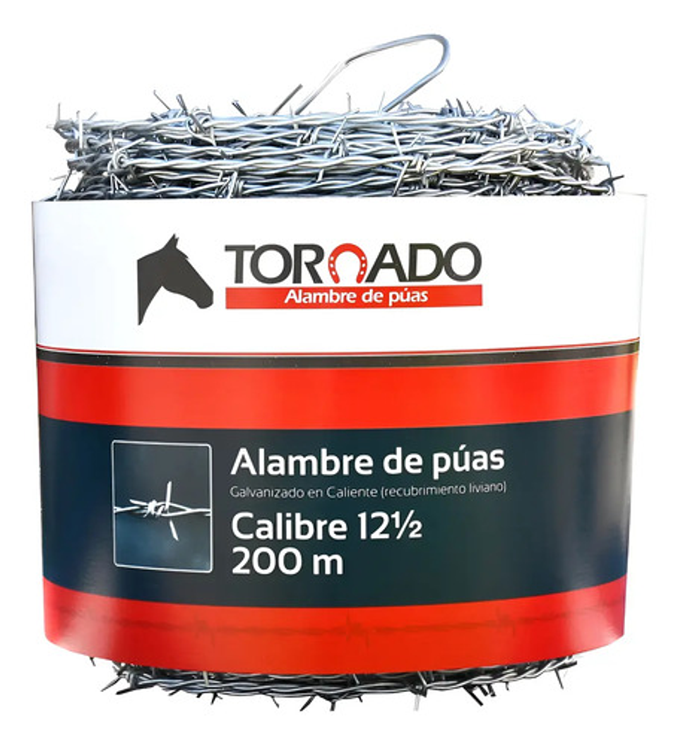 Alambre Pua Tornado Calibre 12.5 X 200m 1