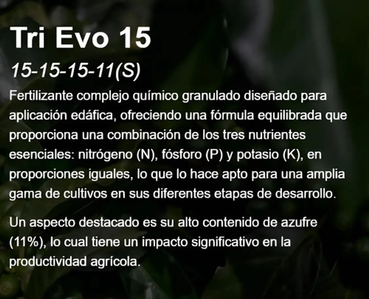 Fertilizante Triple 15 Granulado x 1 Kg - 5 Kg- 15 Kg -25 kg - 50 Kilos Bulto | Agrosamario 3