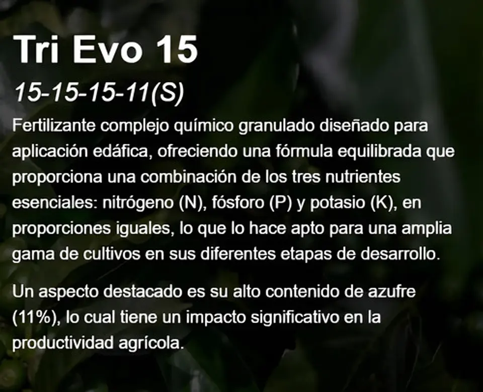 Fertilizante Triple 15 Granulado x 1 Kg - 5 Kg- 15 Kg -25 kg - 50 Kilos Bulto | Agrosamario 3