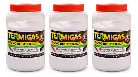 Control Hormiga Arriera X 500 Gr Polvo Termigas X 3 Unidades