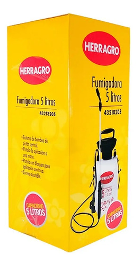 Fumigadora Agricola Manual 5 Litros - Herragro