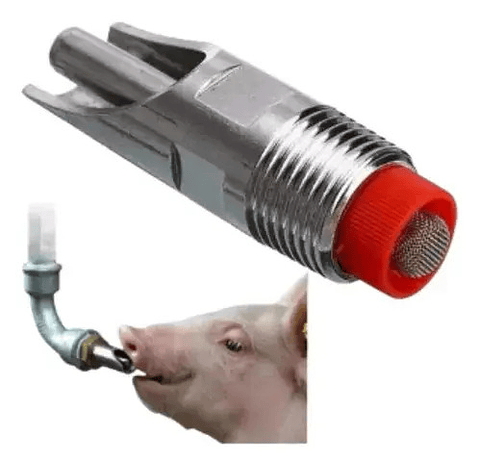 Bebedero Automatico Chupo Cerdos En Acero X 6