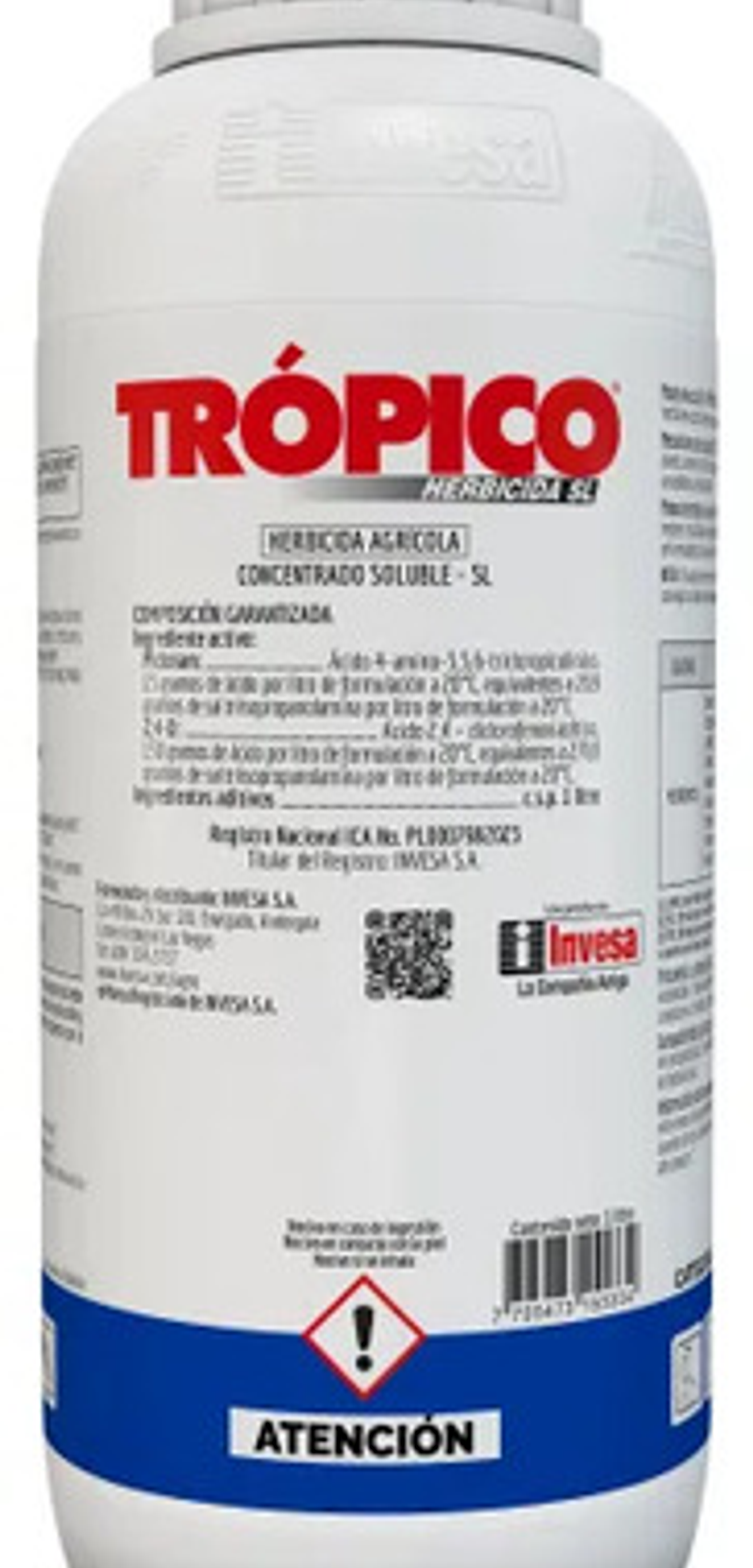 Tropico X Litro- Mata Hoja Ancha En Potreros Amina+picloram 2