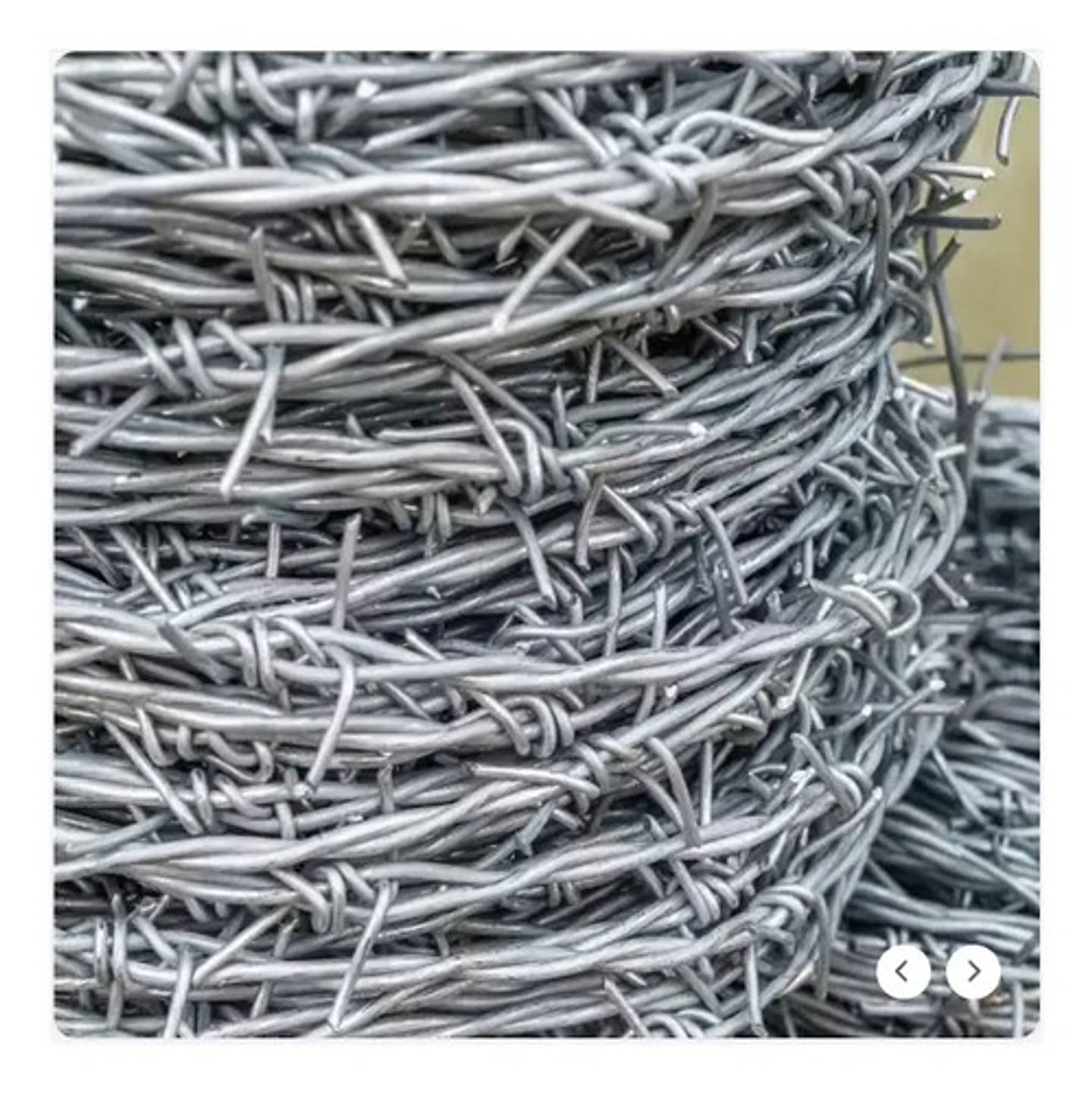 Alambre De Púa Tornado Galvanizado Calibre 14.5 X 500m 4