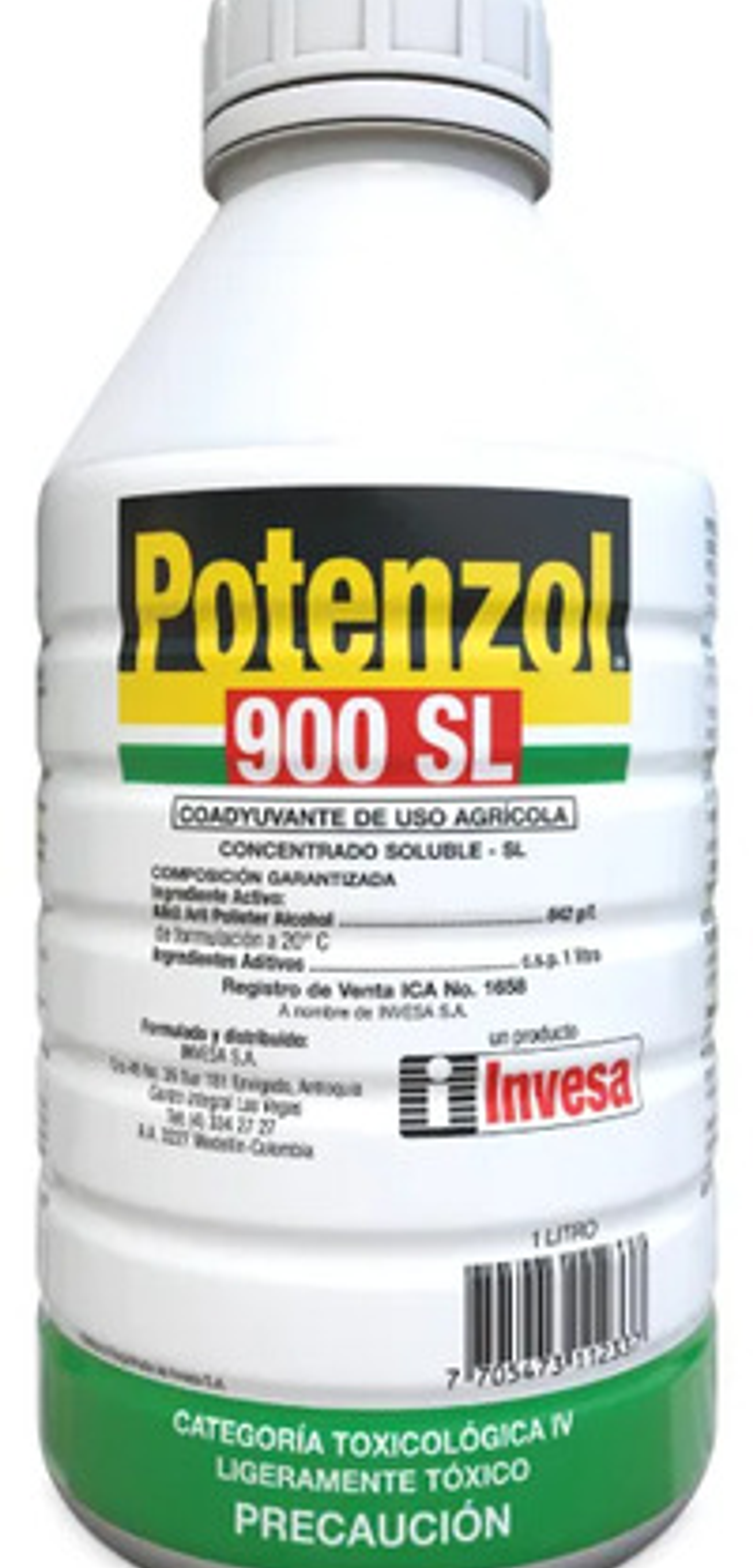 Potenzol 900sl Invesa - Coadyuvante Dispersante Agrícola X L 2