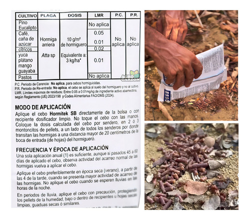 Hormitek Cebo Granulado 250 -500 gr (Abamectina) - Control Hormiga Arriera | Agrosamario 2