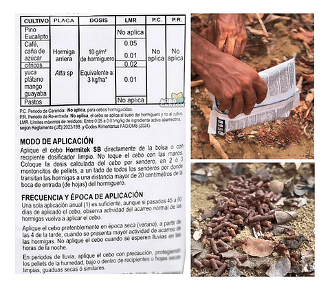 Cebo Para Hormigas Hormitek Con Abamectina, 250 G