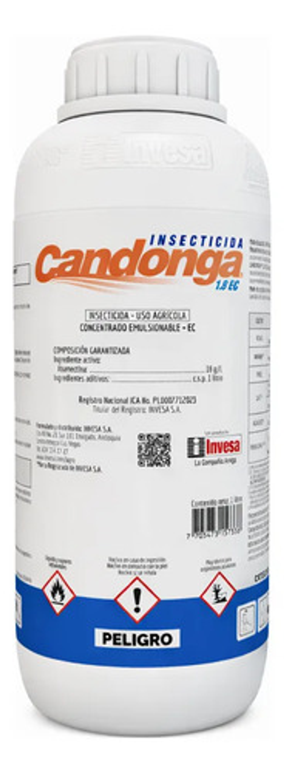 Candonga Abamectina 1.8 Control De Ácaros Y Minador X Litro 2