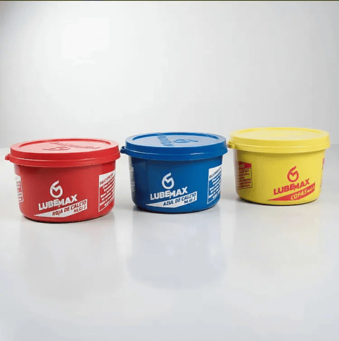 Grasa Roja Azul Amarilla De Calcio X 330gr Lubemax (cajax24)