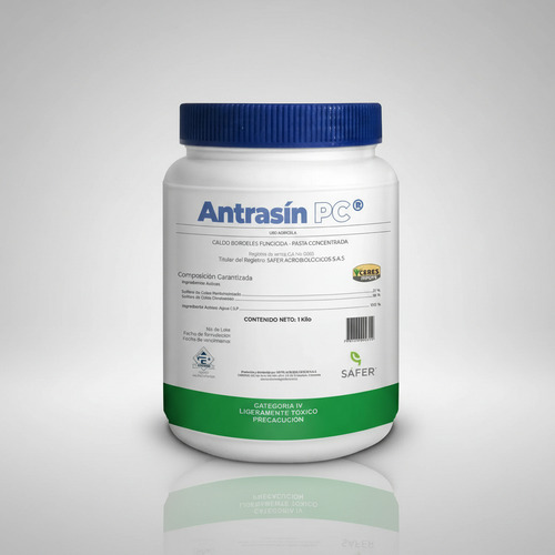Antrasin Safer - Fungicida de Alta Eficacia | 1 Kilo | Agrosamario 1