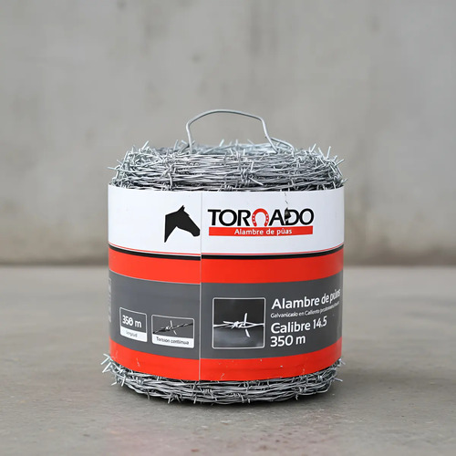 Alambre de Púas Tornado - Alta Resistencia (12.5- 14.5  Calibres) | Agrosamario 2