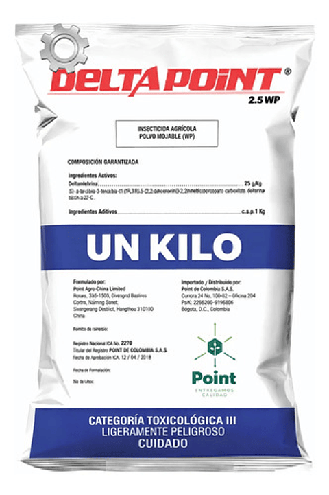 Deltametrina 2.5  Wp Polvo Para Arriera Y Gusano