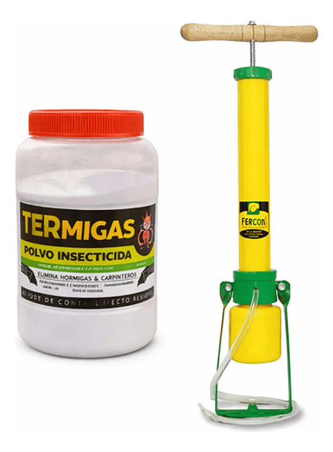 Bomba Insufladora Mata Hormigas  500 Gr + 2 Termigas X 500 G