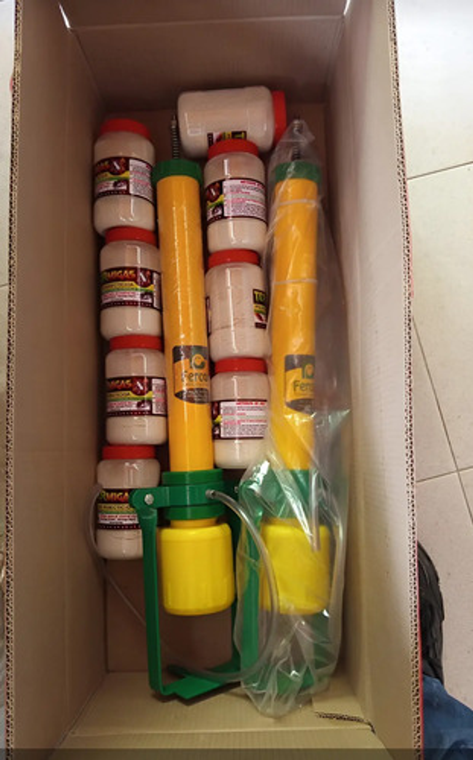 Bomba Insufladora Mata Hormigas  500 Gr + 2 Termigas X 500 G 5