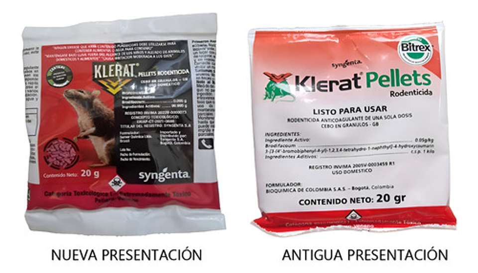 Klerat Veneno Ratones 15 Sobres De 20gr 3